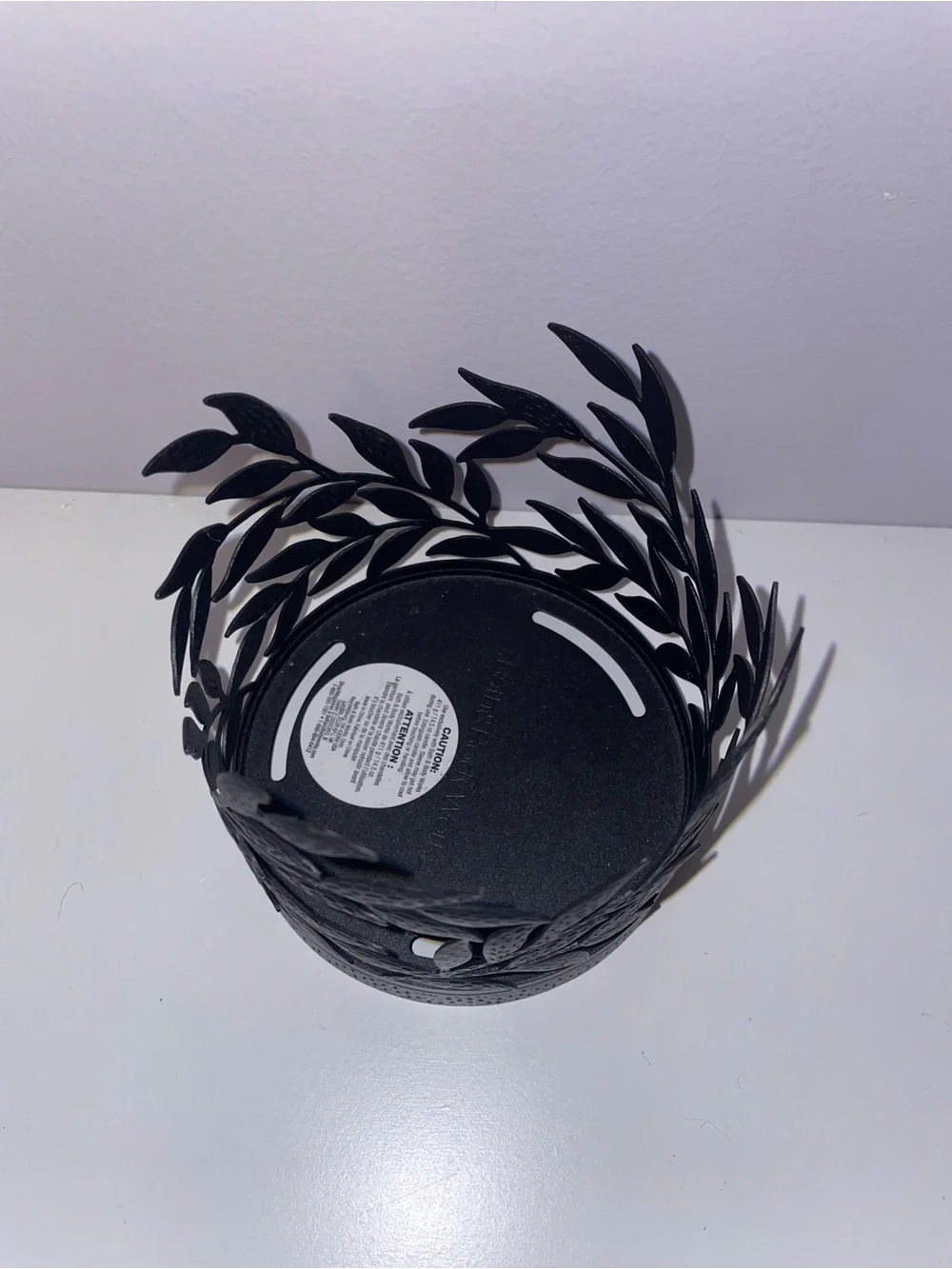 Bath & Body Works Modern Branches 3-Wick Candle Holder in Black